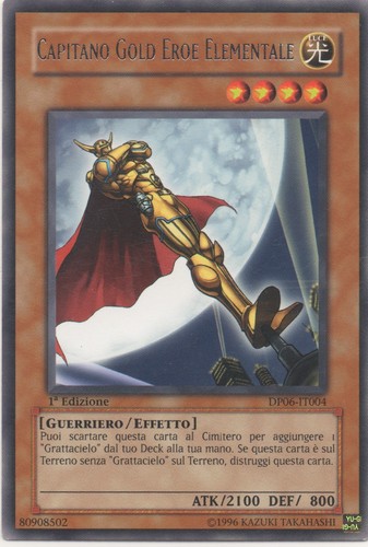 Capitano gold eroe - gi,