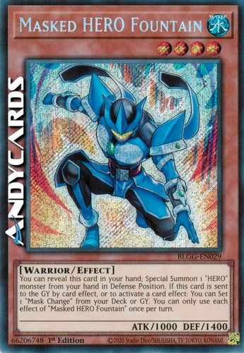 Masked hero fountain - masked,