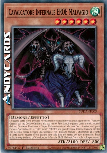 Cavalcatore infernale eroe - cavalcatore,