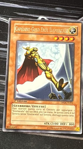 Carta capitano gold - yu, gi