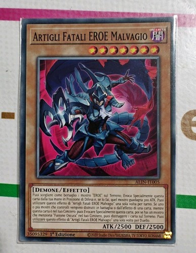 Artigli fatali eroe malvagio - eroe,